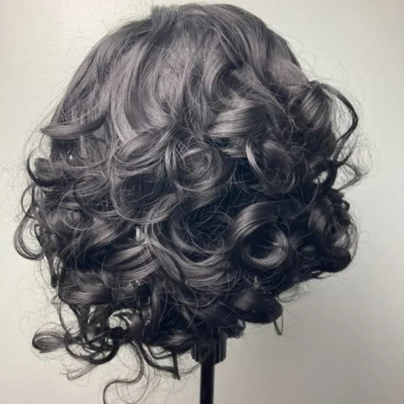 Short Curly Bob Lace Wigs